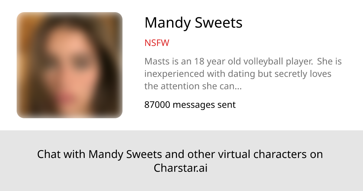 Mandy Sweets Charstar